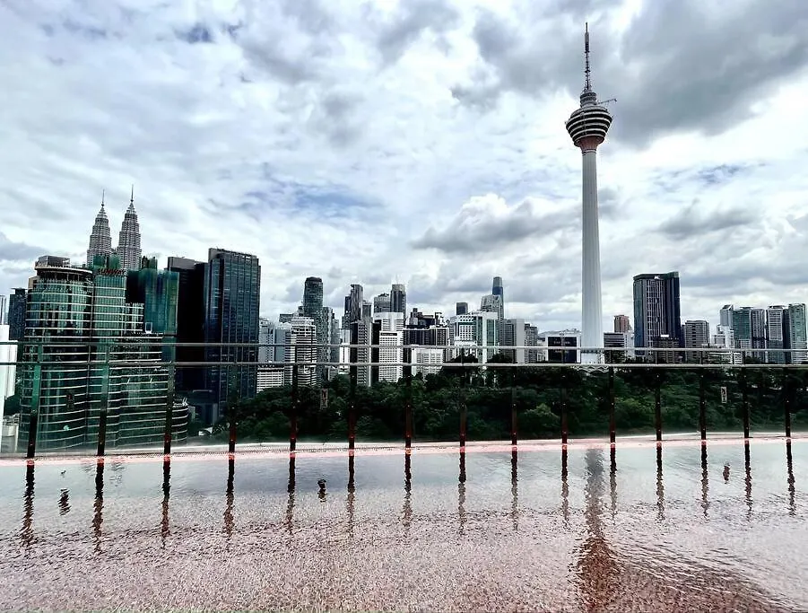 #23 Kl Towel View Twin Bed Suites @ Infinity Pool Kuala Lumpur Daire